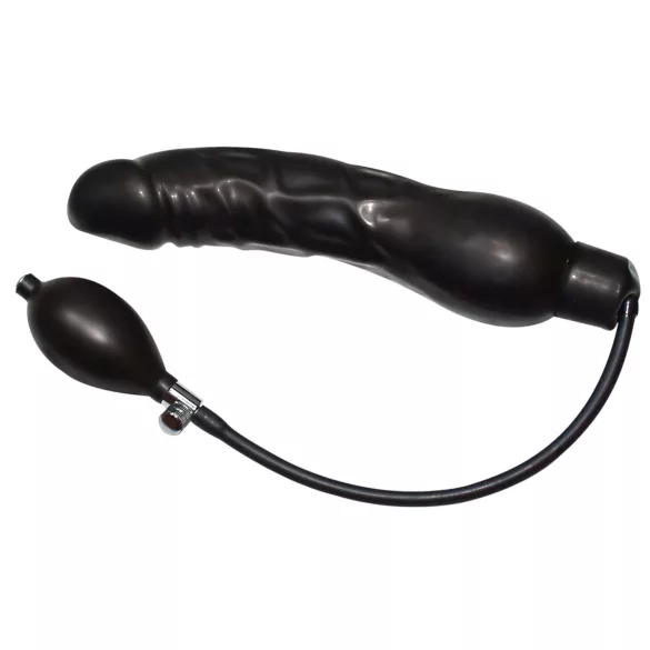 You2Toys - latex uppblåsbar analplugg - svart stor