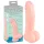Medical - dildo i medicinsk silikon 20 cm - hudfärgad