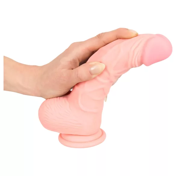 Medical - dildo i medicinsk silikon 20 cm - hudfärgad