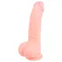 Medical - dildo i medicinsk silikon 20 cm - hudfärgad