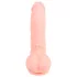 Medical - dildo i medicinsk silikon 20 cm - hudfärgad