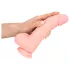 Medical - dildo i medicinsk silikon 20 cm - hudfärgad