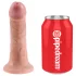 King Cock - strap-on dildo - naturfärg