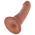 King Cock - dildo 15 cm - realistisk - brun