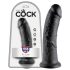 King Cock - dildo 20 cm - realistisk svart