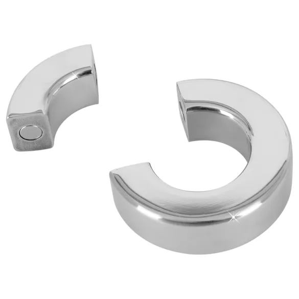 Fetish - Sextreme - tung magnetisk pung-/testikelring och stretcher (341 g)