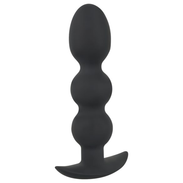 Black Velvets - analplug med kulor - tung 145g - svart