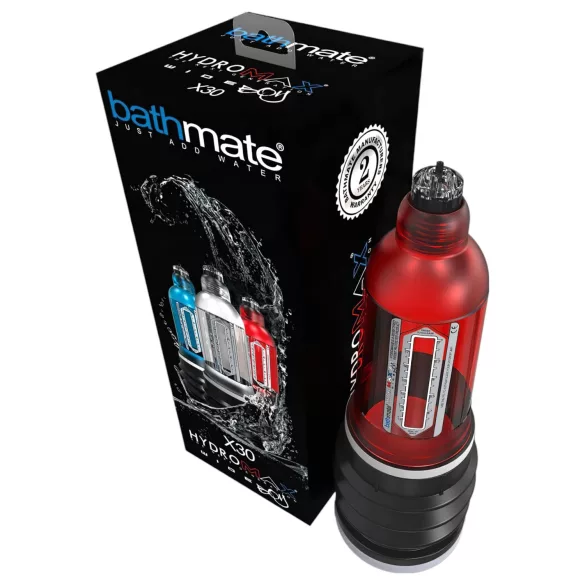 Bathmate Hydromax 7 Bred - Röd Vattenpump