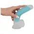 You2Toys - dildo med sugkopp - självlysande - blå