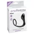 analfantasy - analplugg med penisring - svart