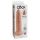 King Cock 9 - realistisk dildo (23 cm) - naturfärg