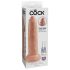 King Cock 9 - realistisk dildo (23 cm) - naturfärg