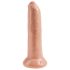 King Cock 9 - realistisk dildo (23 cm) - naturfärg