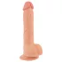realistixxx - realistisk dildo med sugpropp (22 cm, hudfärgad)