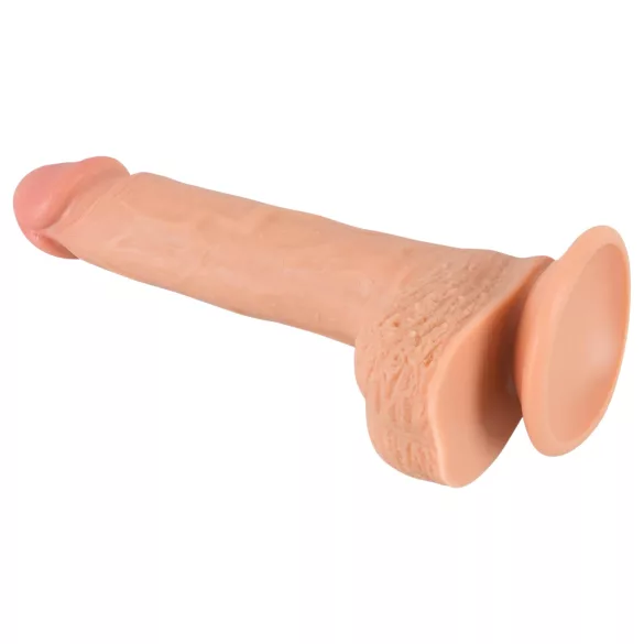 realistixxx - realistisk dildo med sugpropp (22 cm, hudfärgad)
