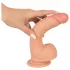 realistixxx - realistisk dildo med sugpropp (22 cm, hudfärgad)