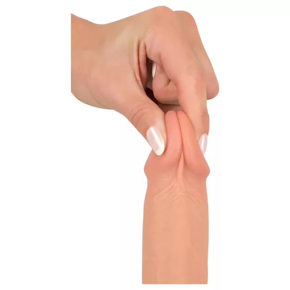 realistixxx - realistisk dildo med sugpropp (22 cm, hudfärgad)