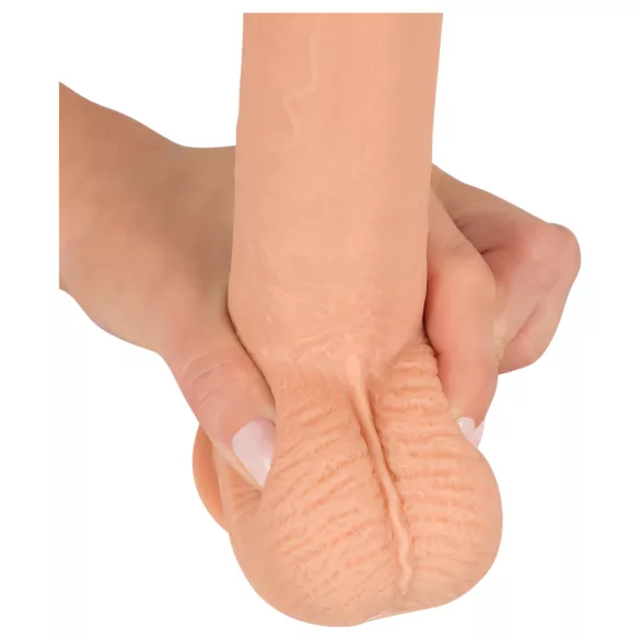realistixxx - realistisk dildo med sugpropp (22 cm, hudfärgad)