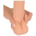 realistixxx - realistisk dildo med sugpropp (22 cm, hudfärgad)