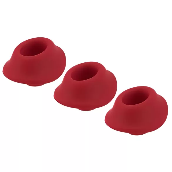 Womanizer Premium S - reservsughuvudset - röd (3 st)