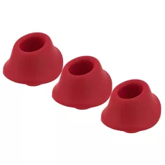 Womanizer - reservmunstycke set - Premium M - röd (3 st)