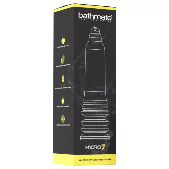 Bathmate Hydro7 - hydraulisk penispump (genomskinlig)