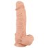 realistixxx - dildo realistisk XXL storlek 32cm - naturfärg