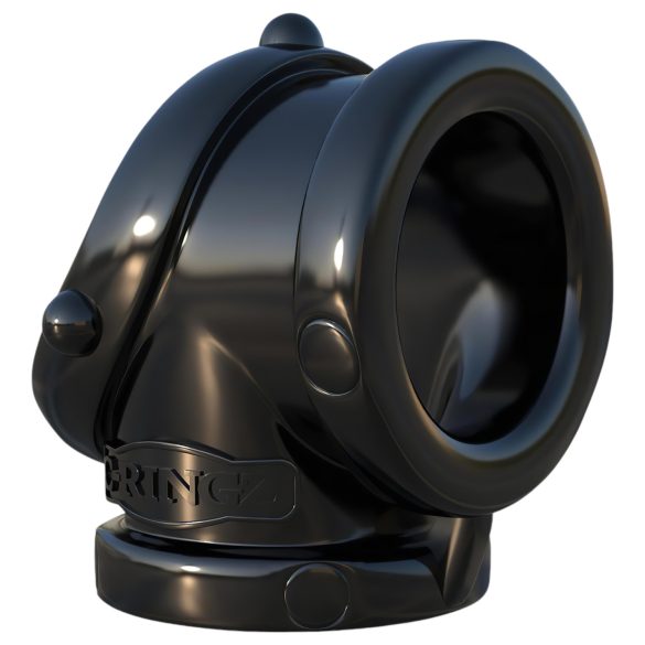 Fantasy Rock Hard - penisring och testikelsträckare - svart