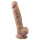 Silexd 7 - dildo med sugkopp - 17,5 cm - naturfärg