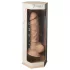 Silexd 7 - dildo med sugkopp - 17,5 cm - naturfärg