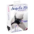 You2Toys - strap-on set - dubbeldildo kit - svart