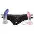 You2Toys - strap-on set - dubbeldildo kit - svart