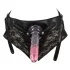 You2Toys - strap-on set - dubbeldildo kit - svart