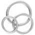 You2Toys - penisring set silikon metallfärg 3-pack