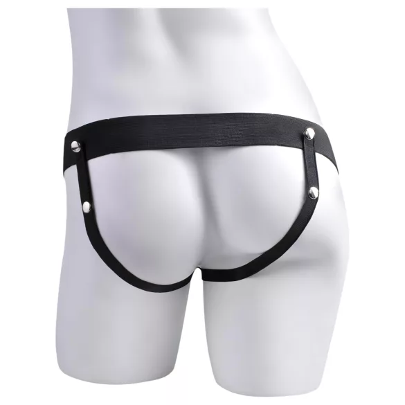 Fetish Strap-On 9 - strap-on dildo med hålighet och sprutfunktion - naturfärg