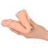 Nature Skin - förlängande, förtjockande penishylsa (19,5 cm)