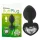 You2Toys - analplugg med vit sten - svart