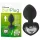 You2Toys - analplugg med vit sten - svart