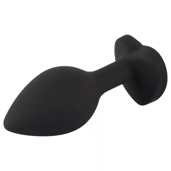 You2Toys - analplugg med vit sten - svart