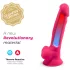 Silexd 7 - dildo med sugpropp och testiklar - 17,5 cm (rosa)