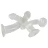 Crystal Clear - analdildoset med ollon - 3 delar - transparent