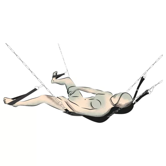 You2Toys - sexleksaksswing - svart sexgunga