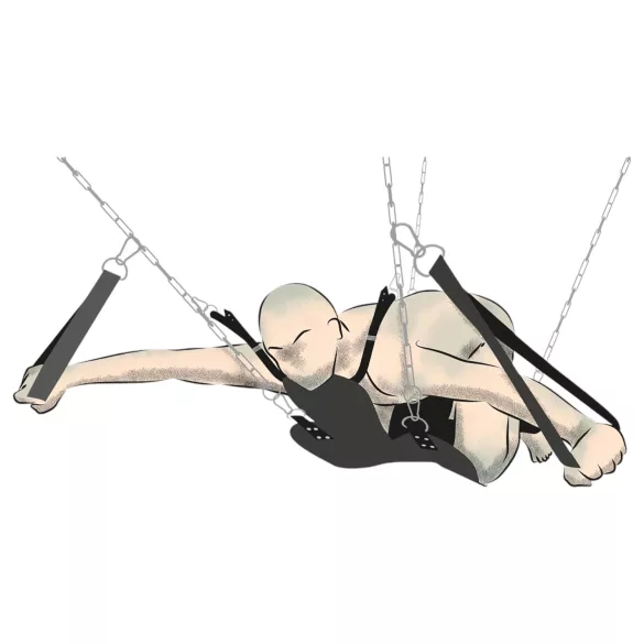 You2Toys - sexleksaksswing - svart sexgunga