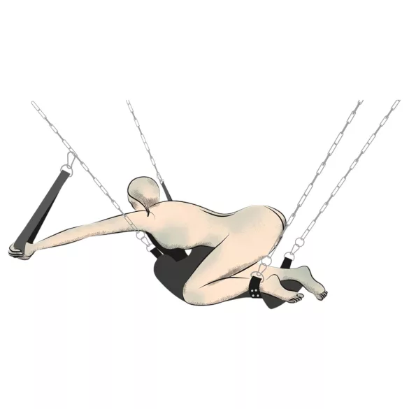You2Toys - sexleksaksswing - svart sexgunga