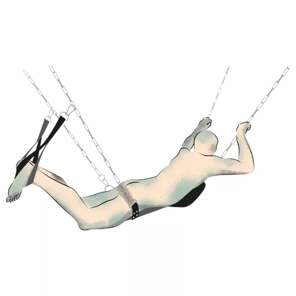 You2Toys - sexleksaksswing - svart sexgunga