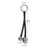 You2Toys - penisring med analsvikt - svart