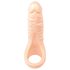 Realistixxx Double F - naturtrogen dildo med penisring
