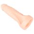Realistixxx Double F - naturtrogen dildo med penisring