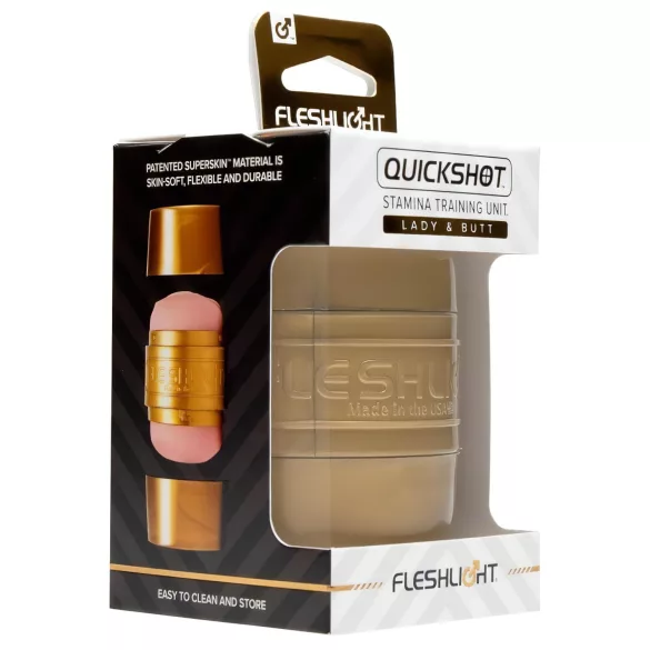 Fleshlight - masturbator för stamina träning - vagina och anus - rosa