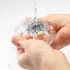 TENGA Aero - onaniprodukt med stark sugkraft - vit/silver